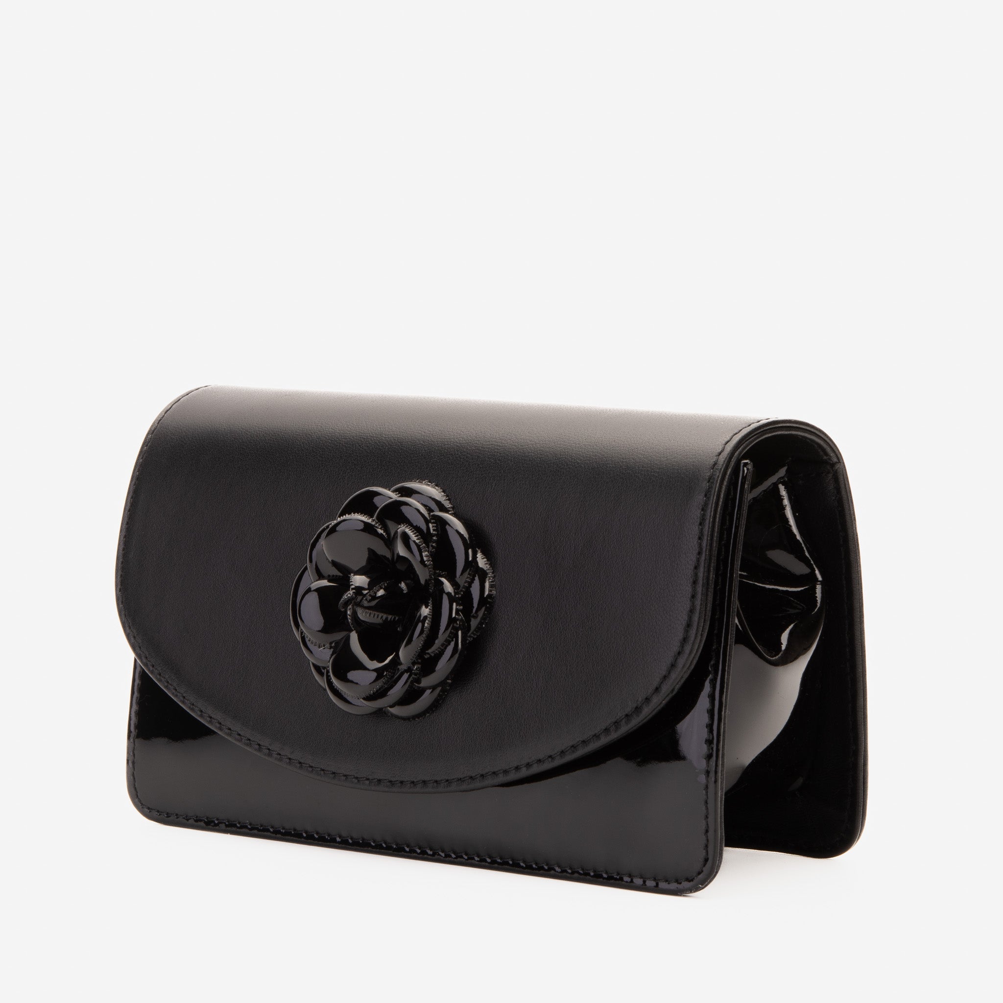 The Diva Black Leather Handbag Fine Craftsmanship