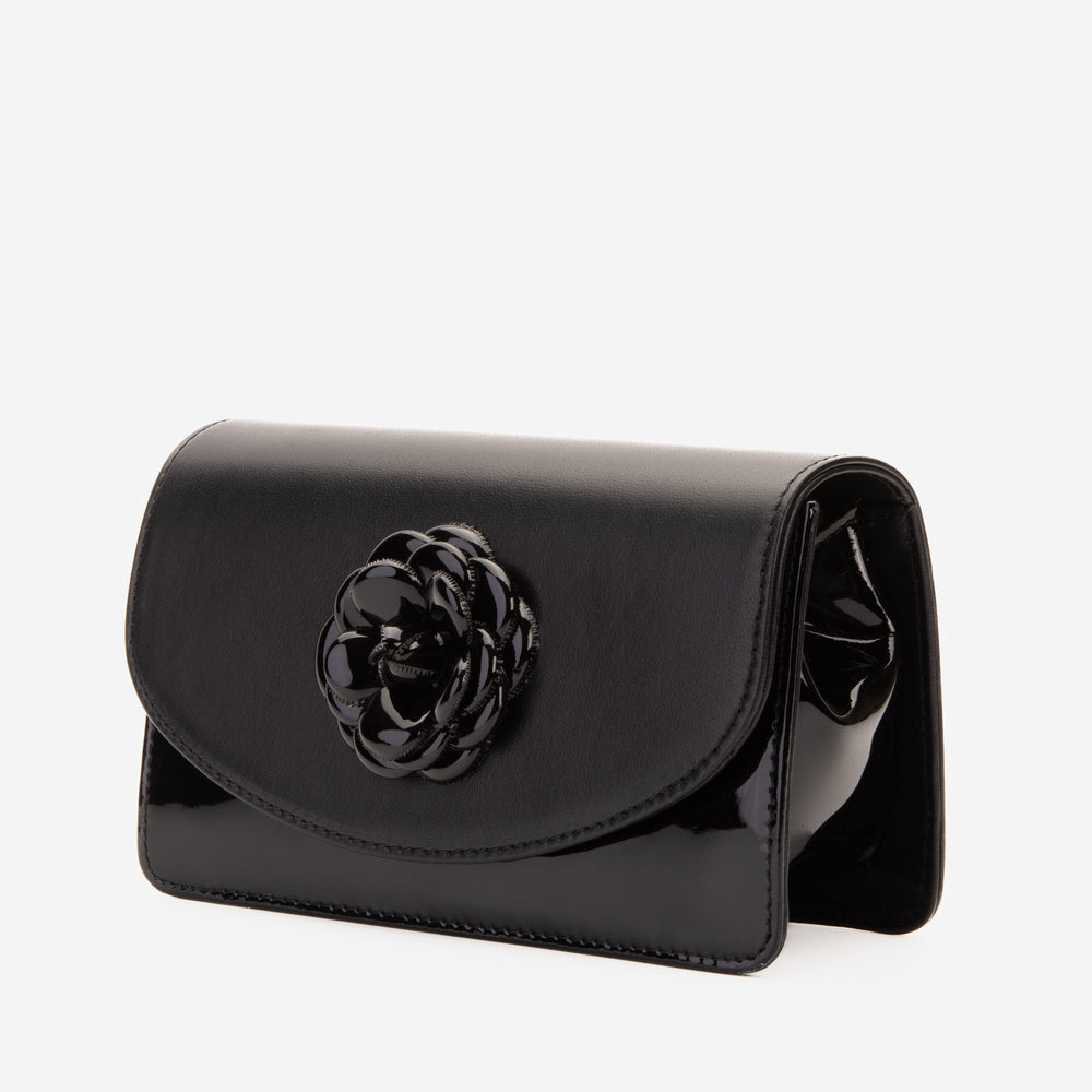 The Diva Black Leather Handbag Fine Craftsmanship
