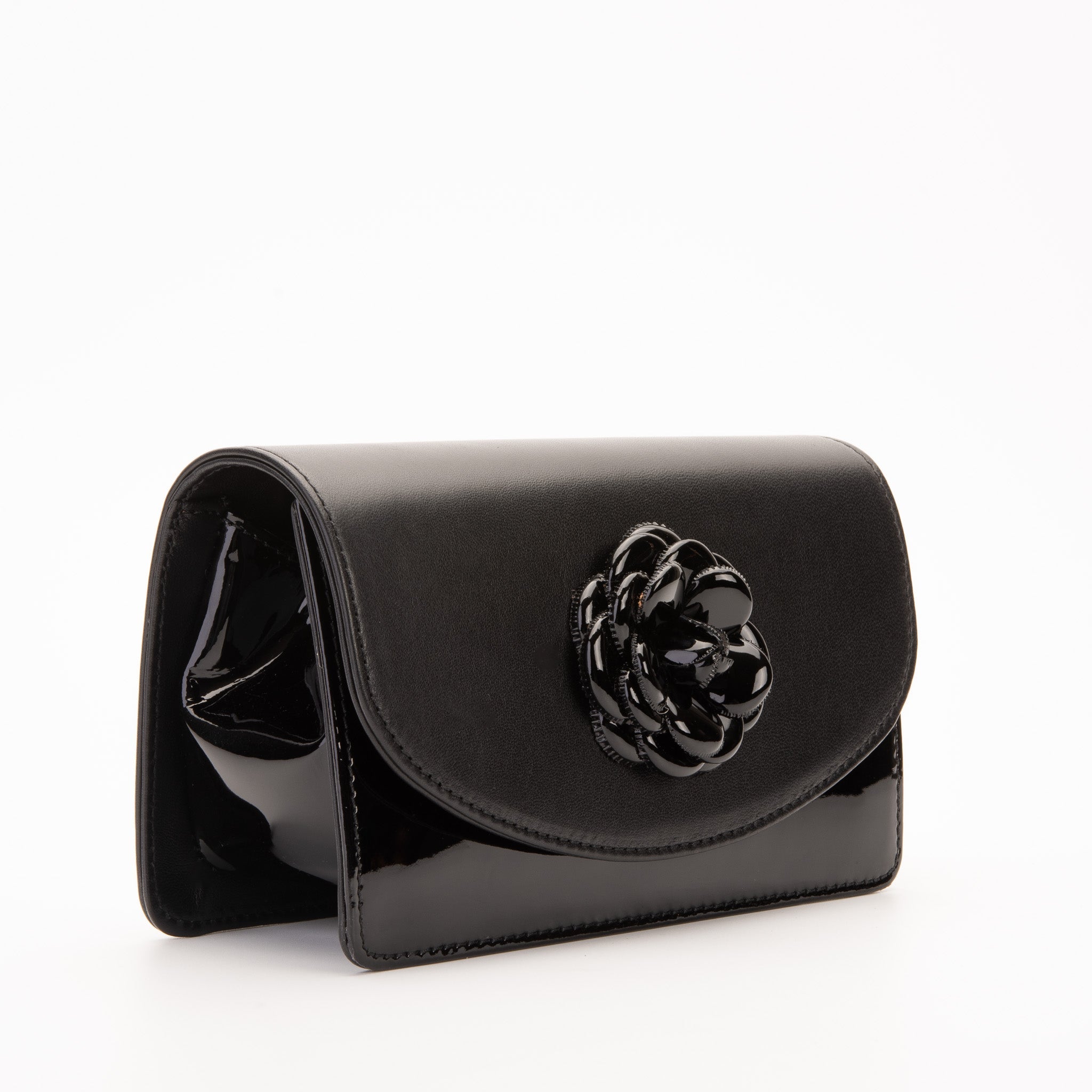 The Diva Black Leather Handbag Fine Craftsmanship