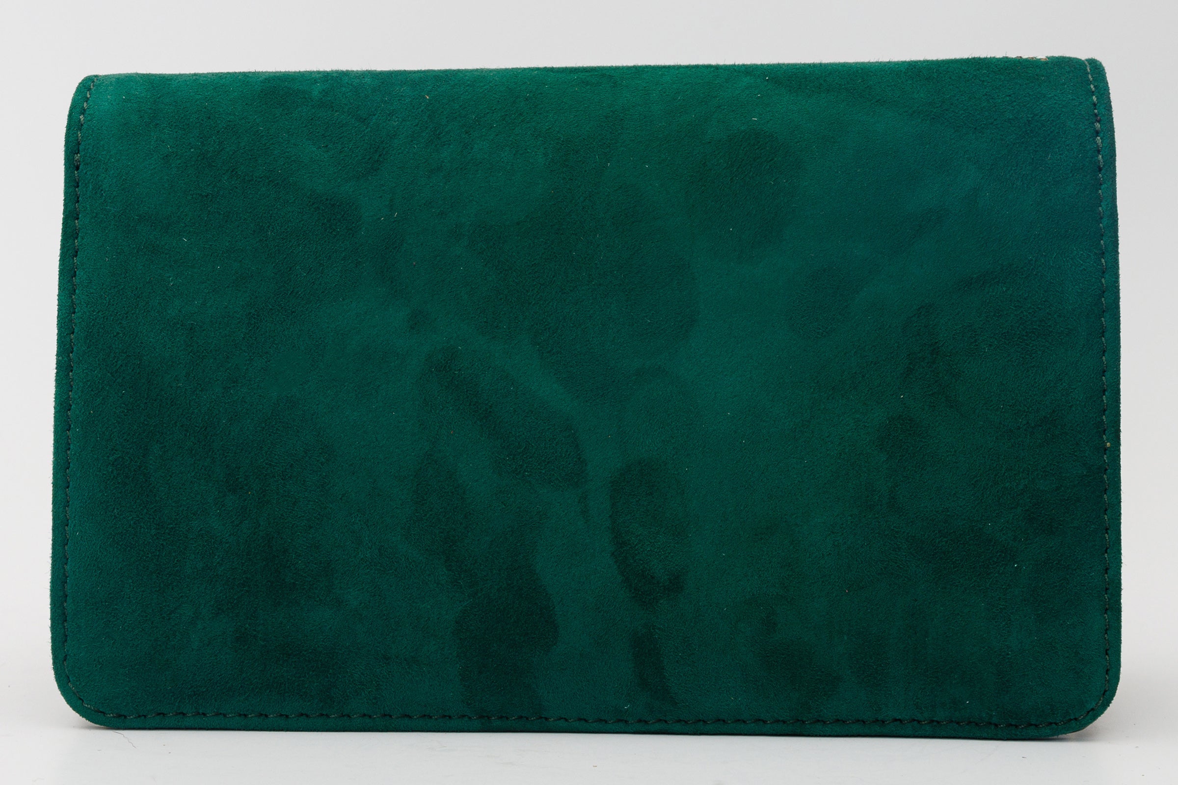 The Palma Green Glitter Leather Handbag On Sale