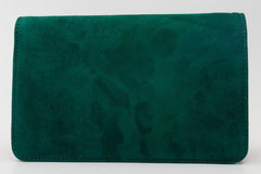 The Palma Green Glitter Leather Handbag On Sale