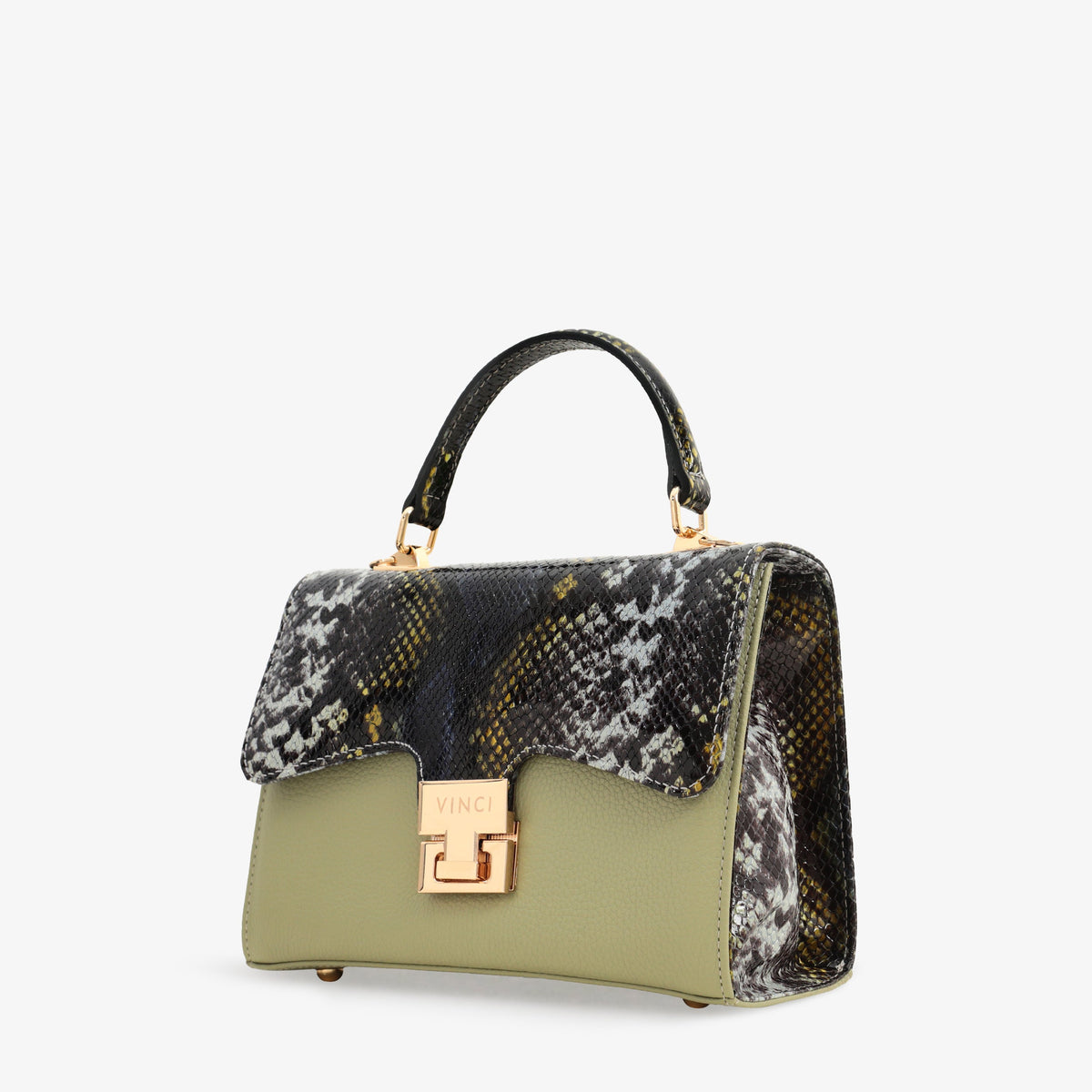 The Venezia Green Leather Handbag Exclusive Style