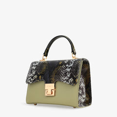 The Venezia Green Leather Handbag Exclusive Style