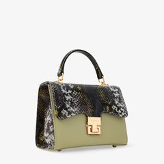 The Venezia Green Leather Handbag Exclusive Style