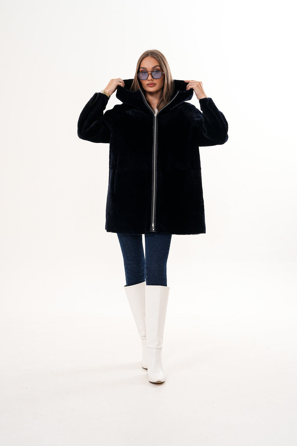 The Portofino Black Reversible Shearling Jacket Fine Craftsmanship