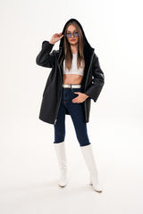 The Portofino Black Reversible Shearling Jacket Fine Craftsmanship