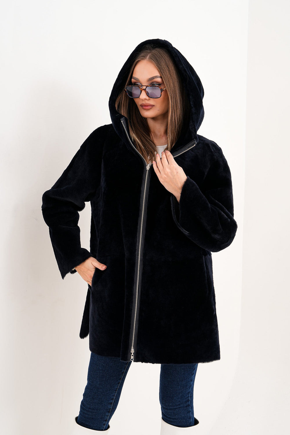 The Portofino Black Reversible Shearling Jacket Fine Craftsmanship