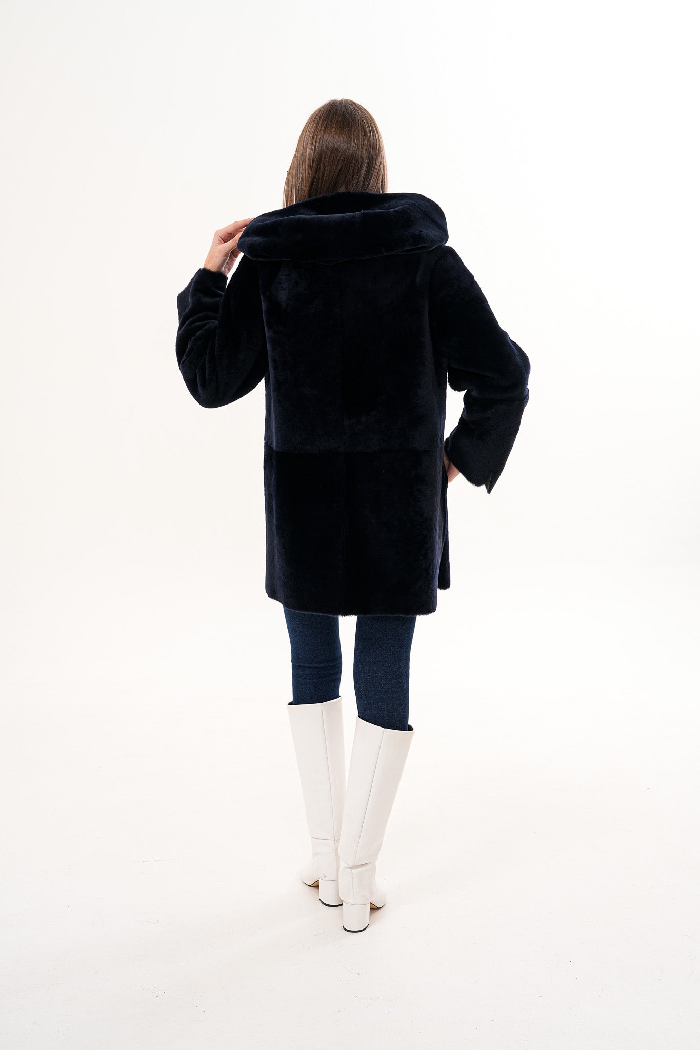 The Portofino Black Reversible Shearling Jacket Fine Craftsmanship