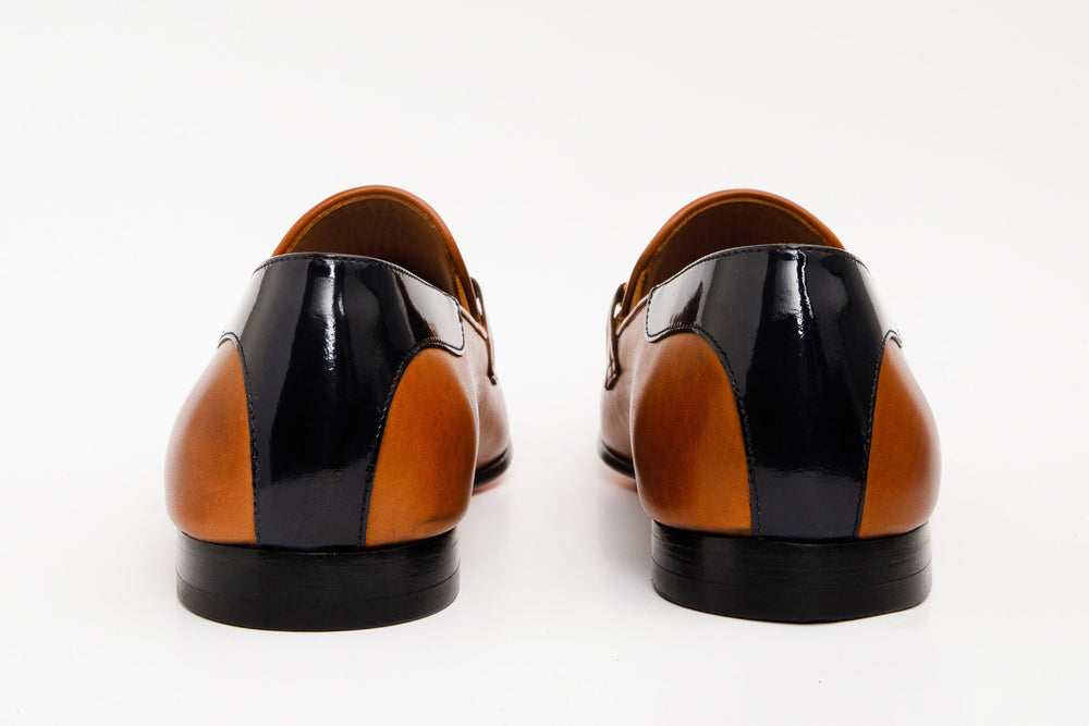 The Maratea Brown Leather shoe Bit Loafer Shoe Universal Fit