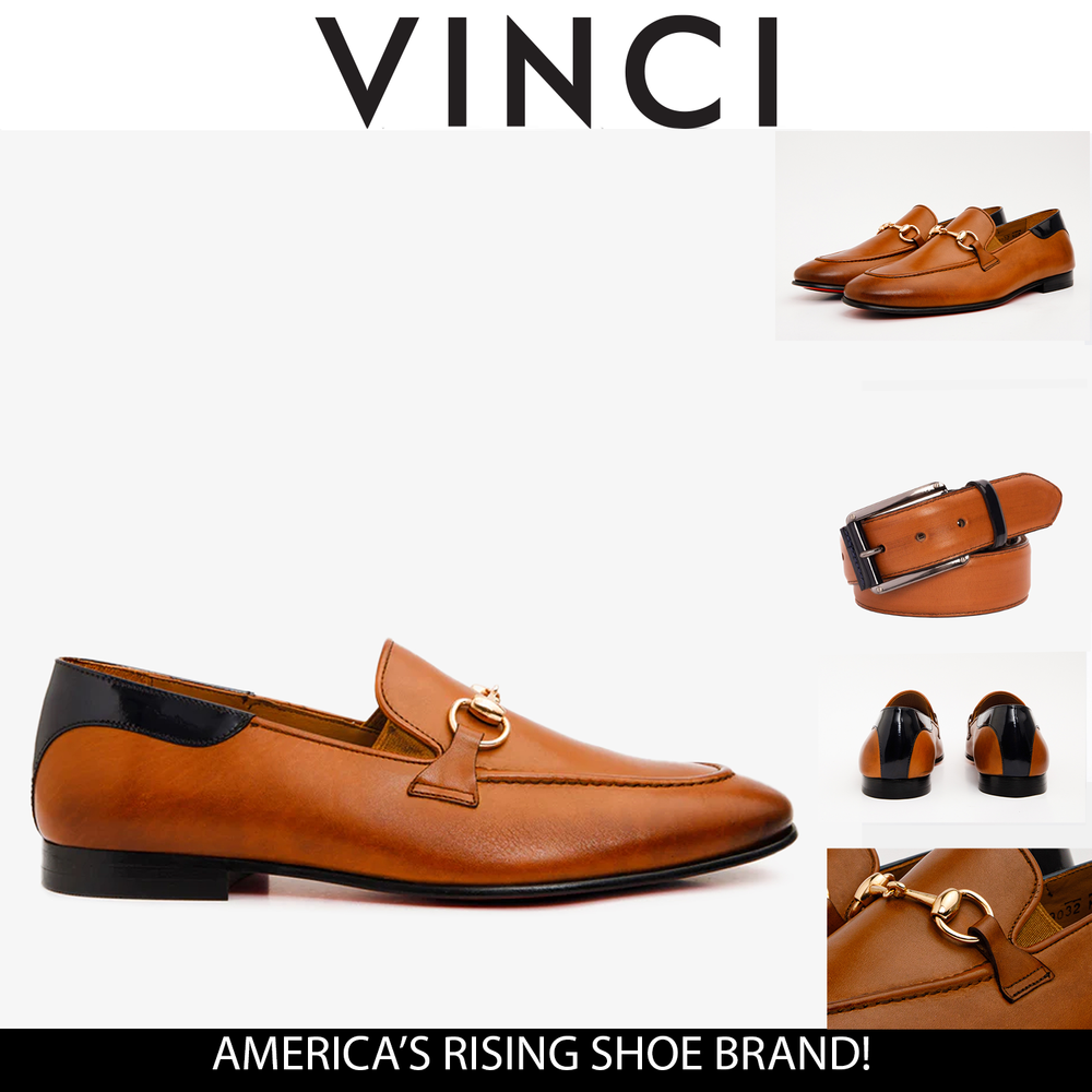 The Maratea Brown Leather shoe Bit Loafer Shoe Universal Fit