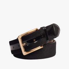The Casaletti Black Leather Belt On Sale