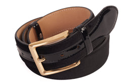 The Casaletti Black Leather Belt On Sale