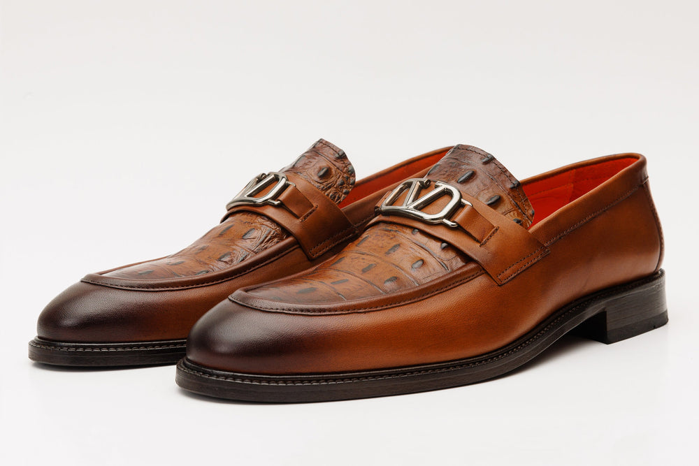 Amsterdam Tan Bit Loafer Shoe All New