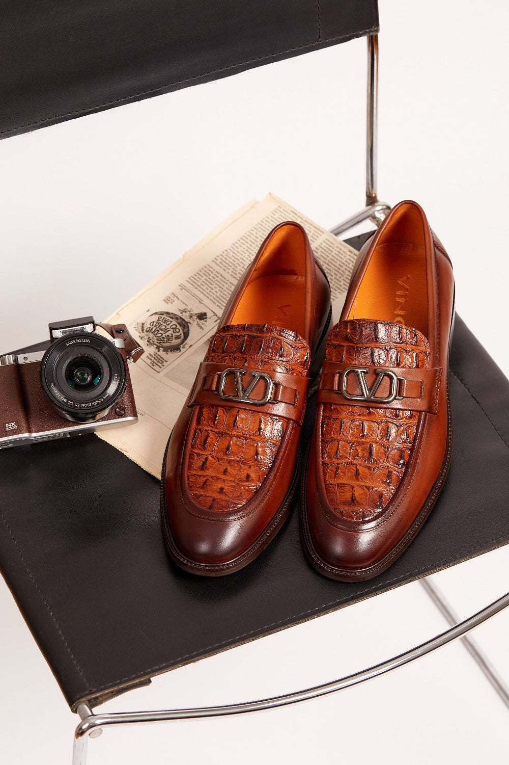 Amsterdam Tan Bit Loafer Shoe All New
