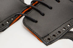 The Neiva Black White Wingtip Semi Brogue Derby Shoe Fine Craftsmanship