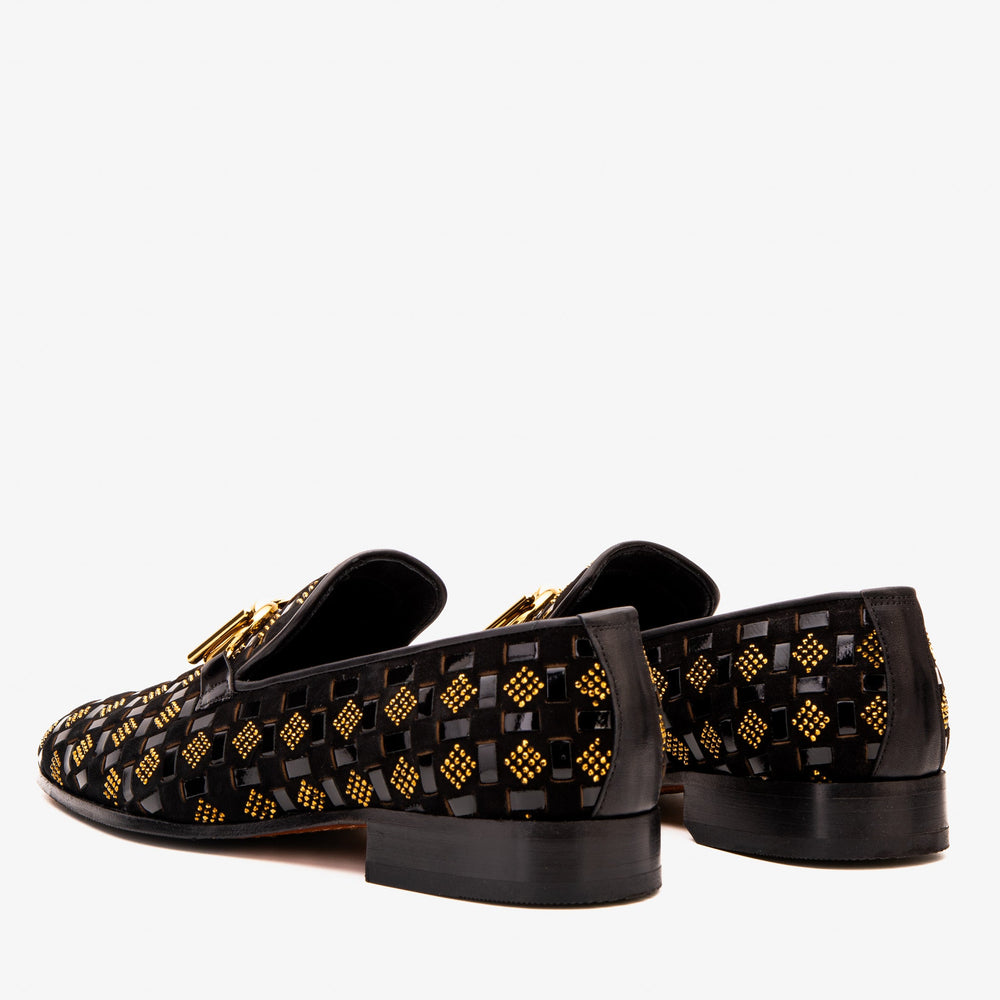 The Vicino Shoe Black Bit Dress Loafer Exclusive Style