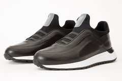 The Sonoma Black Leather Sneaker For Sale