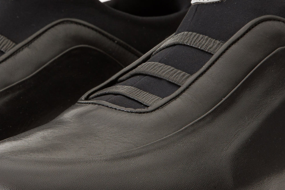 The Sonoma Black Leather Sneaker For Sale