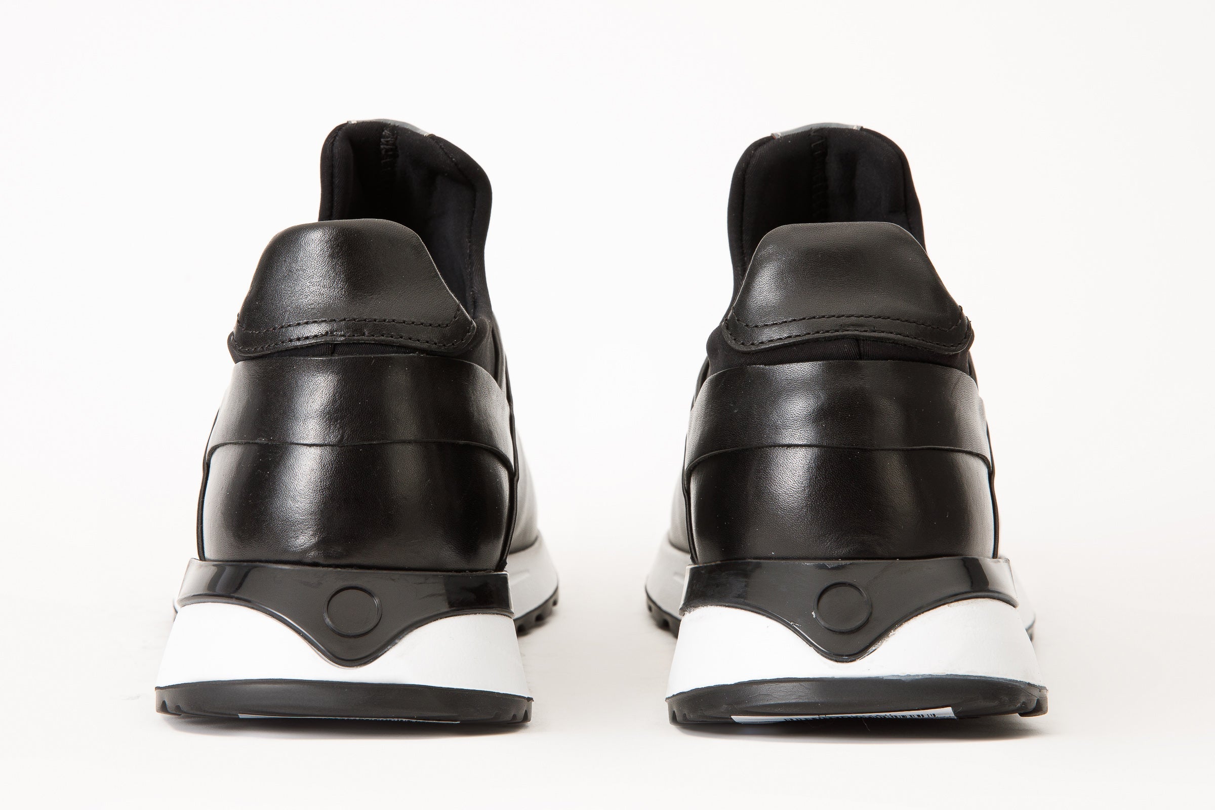 The Sonoma Black Leather Sneaker For Sale
