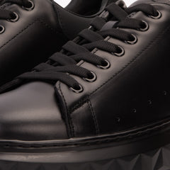 The Linq Black Leather Sneaker All New