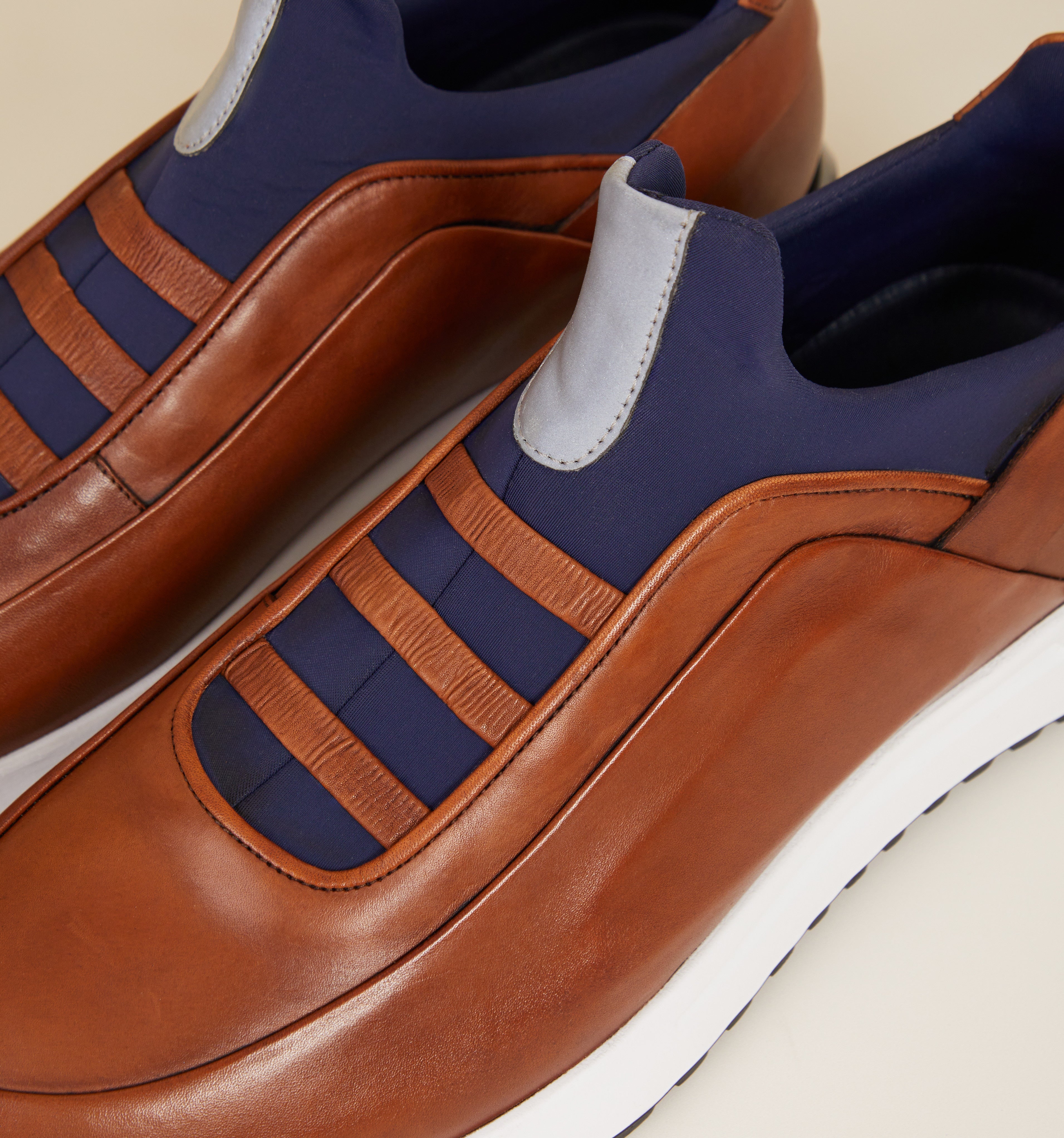 The Sonoma Tan Leather Sneaker Universal Fit