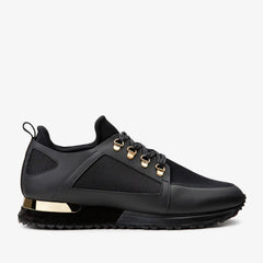 The Emir Black Leather Sneaker Fine Craftsmanship