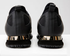The Emir Black Leather Sneaker Fine Craftsmanship