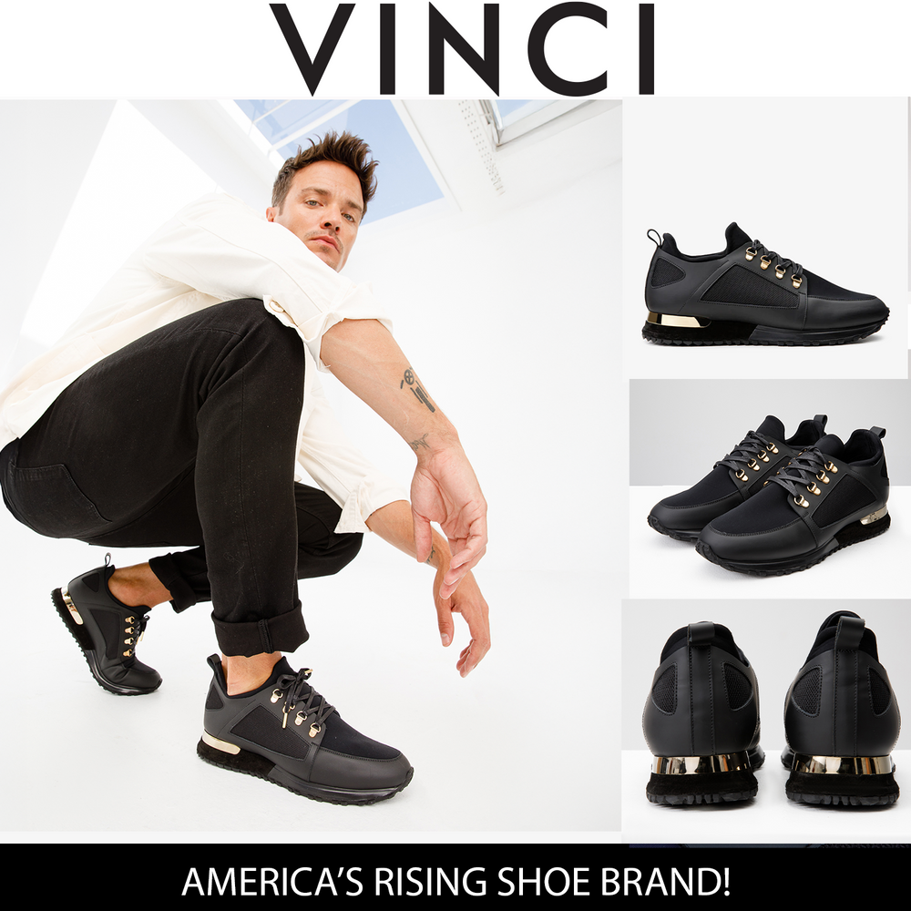 The Emir Black Leather Sneaker Fine Craftsmanship