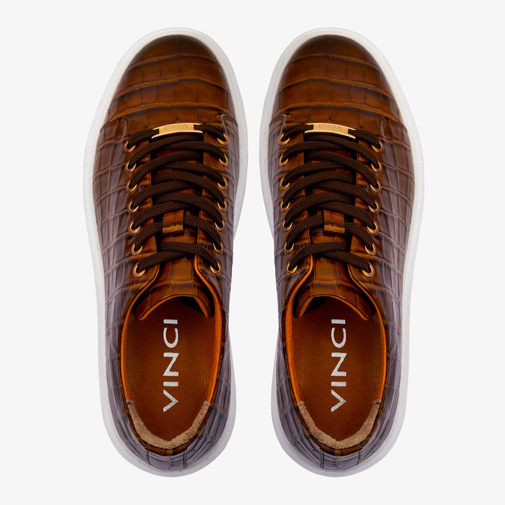 The Dublin Tan Leather Sneaker Exclusive Style