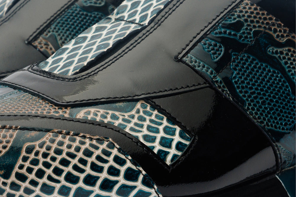 The Milano Snk Green Leather Sneaker All New