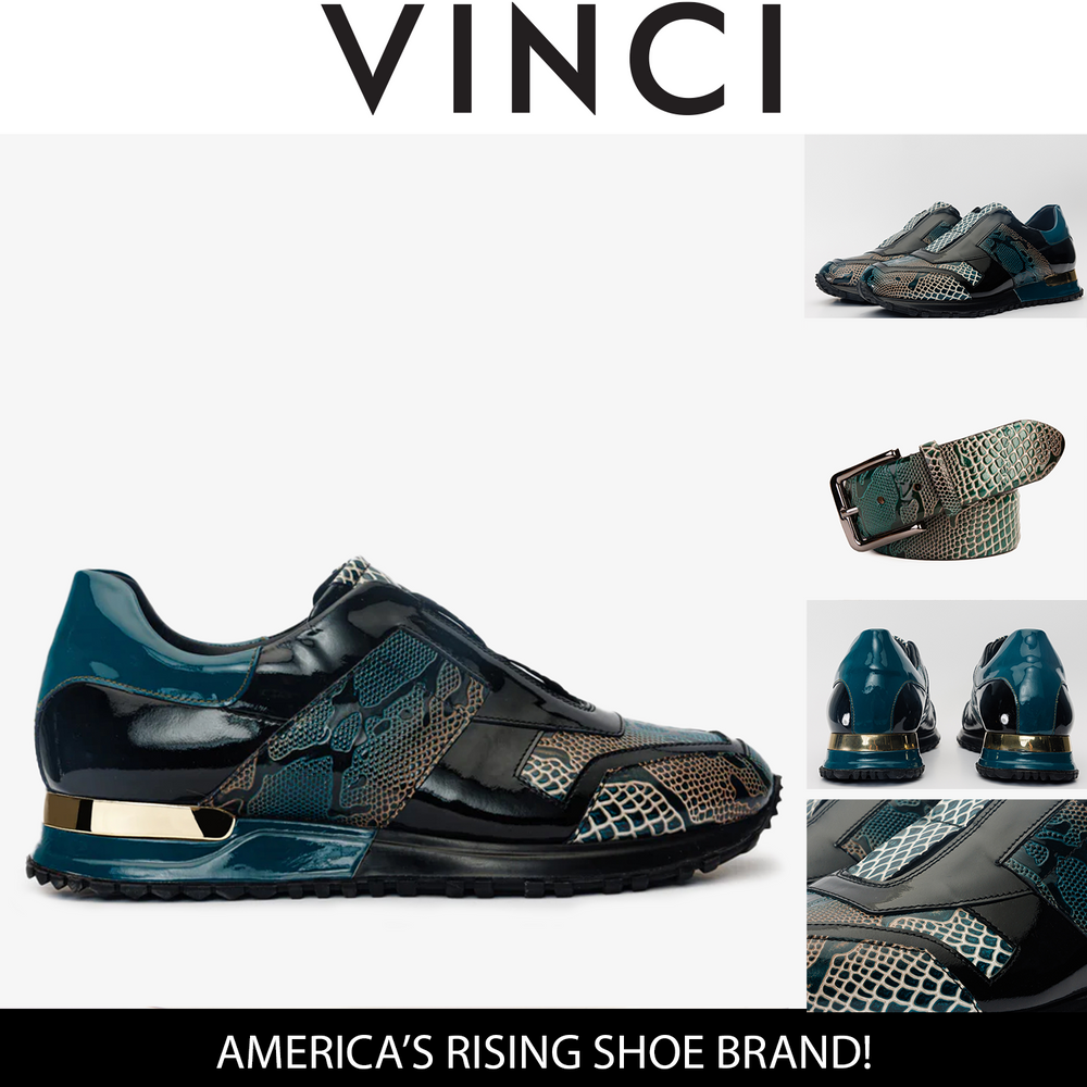 The Milano Snk Green Leather Sneaker All New