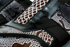 The Milano Snk Black White Leather Sneaker Universal Fit