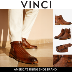 The Morral Tan Handwoven Leather Cross Strap Buckle Zip-Up Boot On Sale
