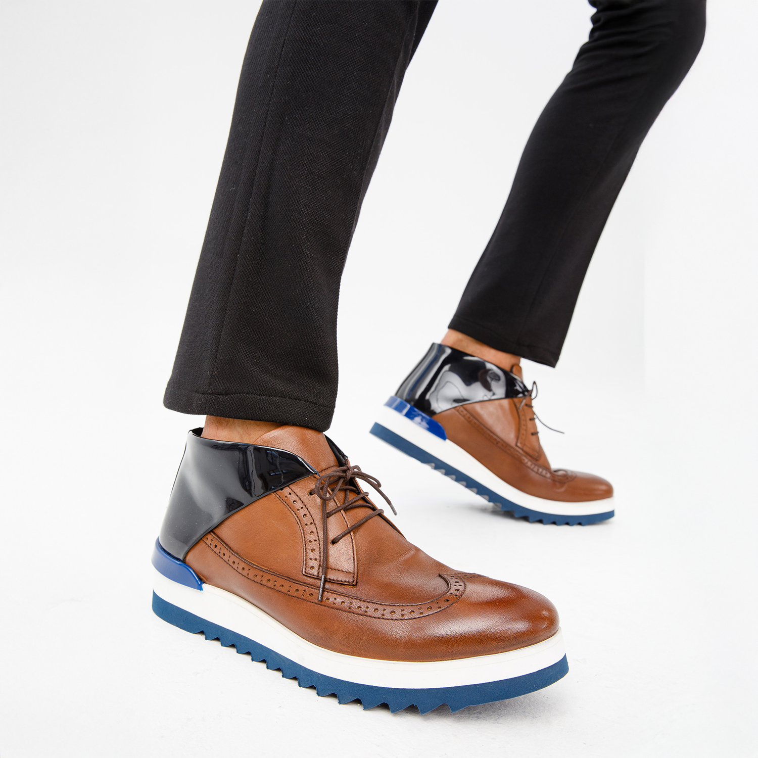 The Kagan Tan Wingtip Chukka Sneaker Boot All New