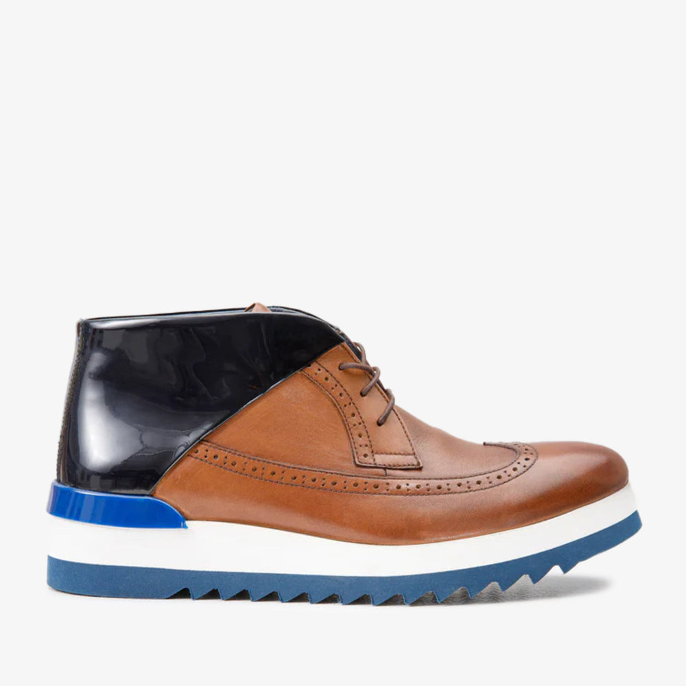 The Kagan Tan Wingtip Chukka Sneaker Boot All New