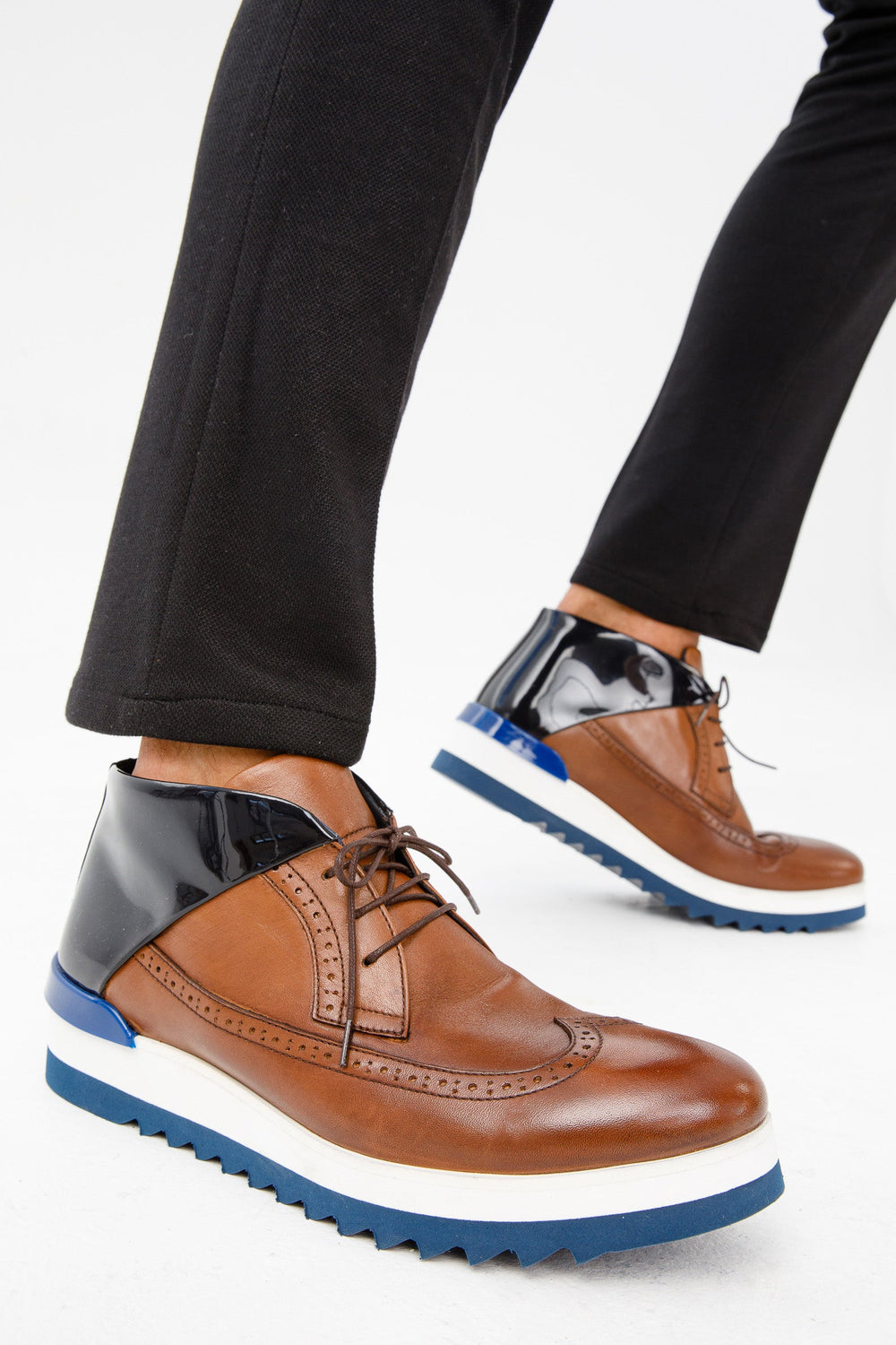 The Kagan Tan Wingtip Chukka Sneaker Boot All New