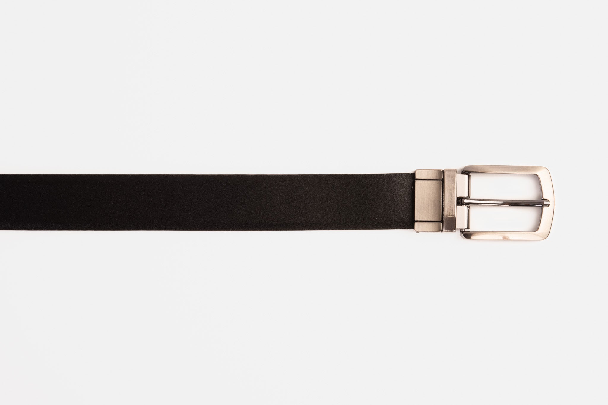 The Sun Reversible Black Patent Leather Belt Fine Craftsmanship