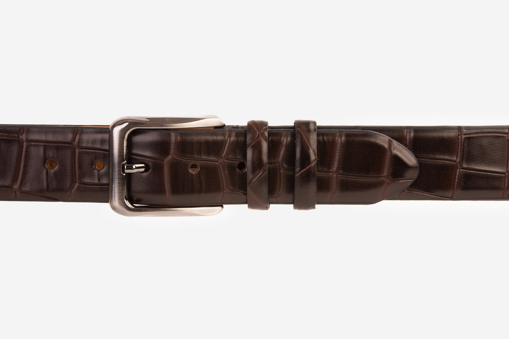 The Patton Brown Calfskin Belt Universal Fit