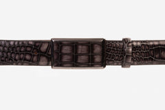 The Mississippi Gray Leather Belt Fine Craftsmanship