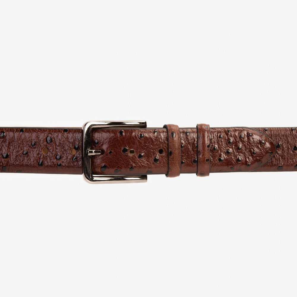 The Johannesburg Brown Leather Belt For Sale