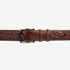The Johannesburg Brown Leather Belt For Sale