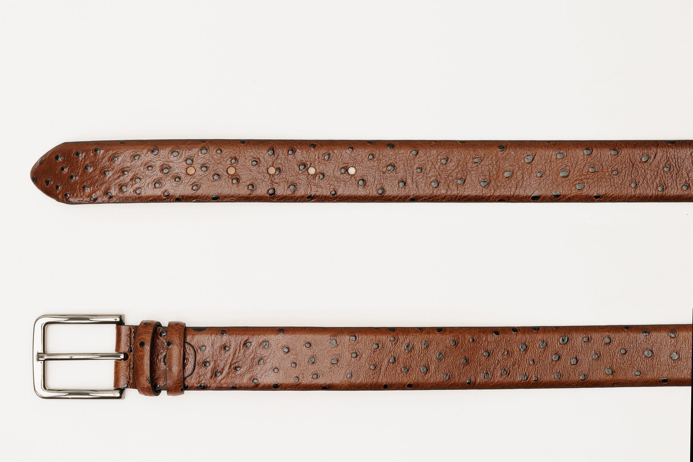 The Johannesburg Brown Leather Belt For Sale