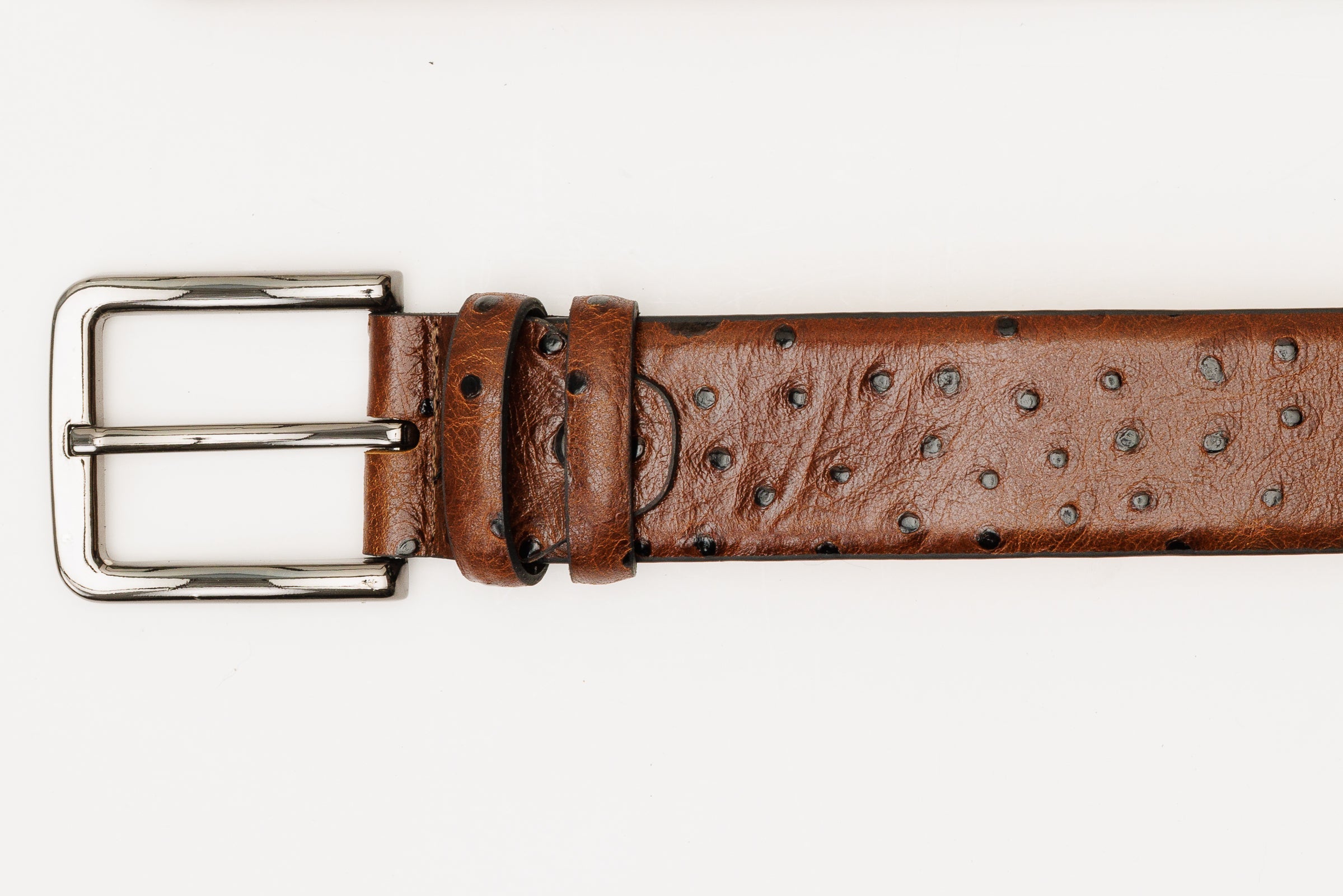 The Johannesburg Brown Leather Belt For Sale