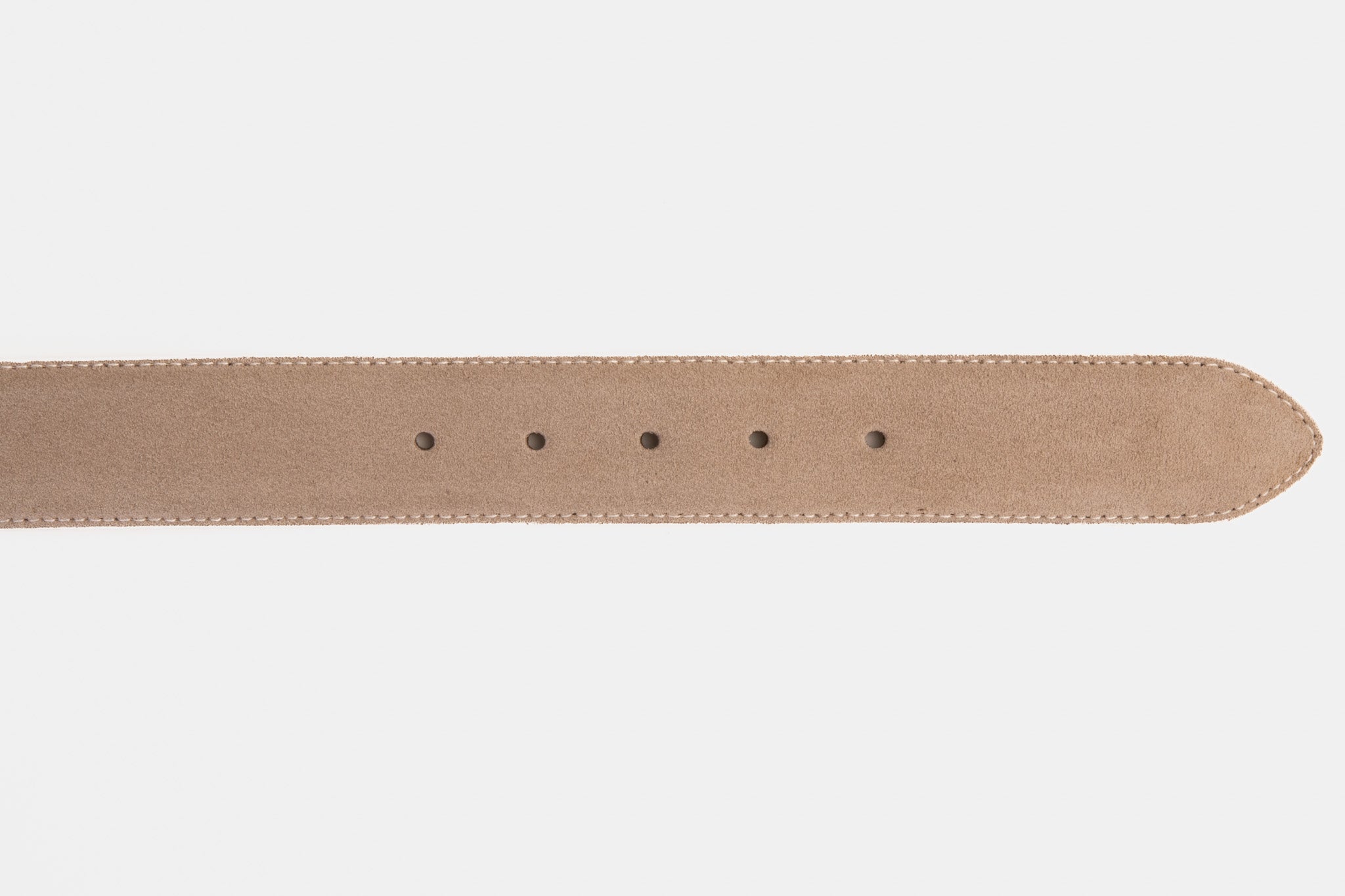 The Bari Beige Leather Belt All New