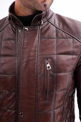 The Modena Quilted Leather Jacket Fine Craftsmanship