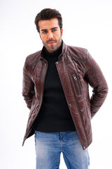 The Modena Quilted Leather Jacket Fine Craftsmanship