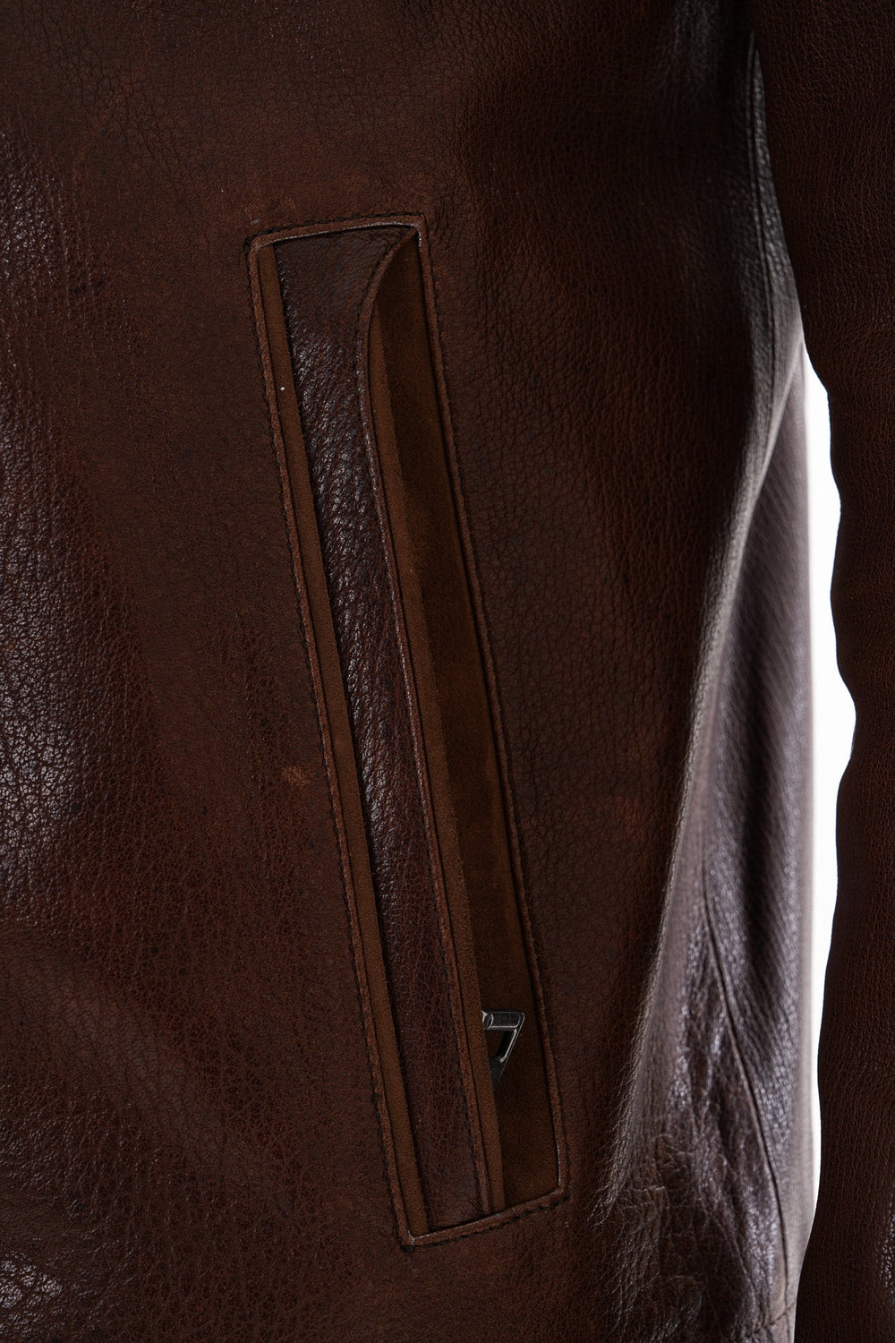 The Marco Brown Leather Jacket Fine Craftsmanship