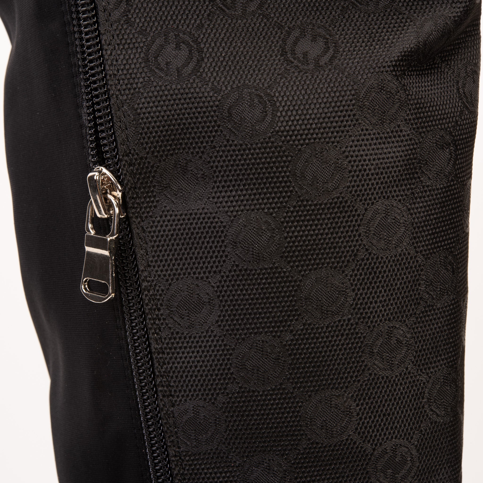 The Gallant Black Leather Knee-High Boot Exclusive Style
