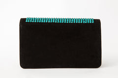 The Ailano Black Leather Glitter Handbag Exclusive Style