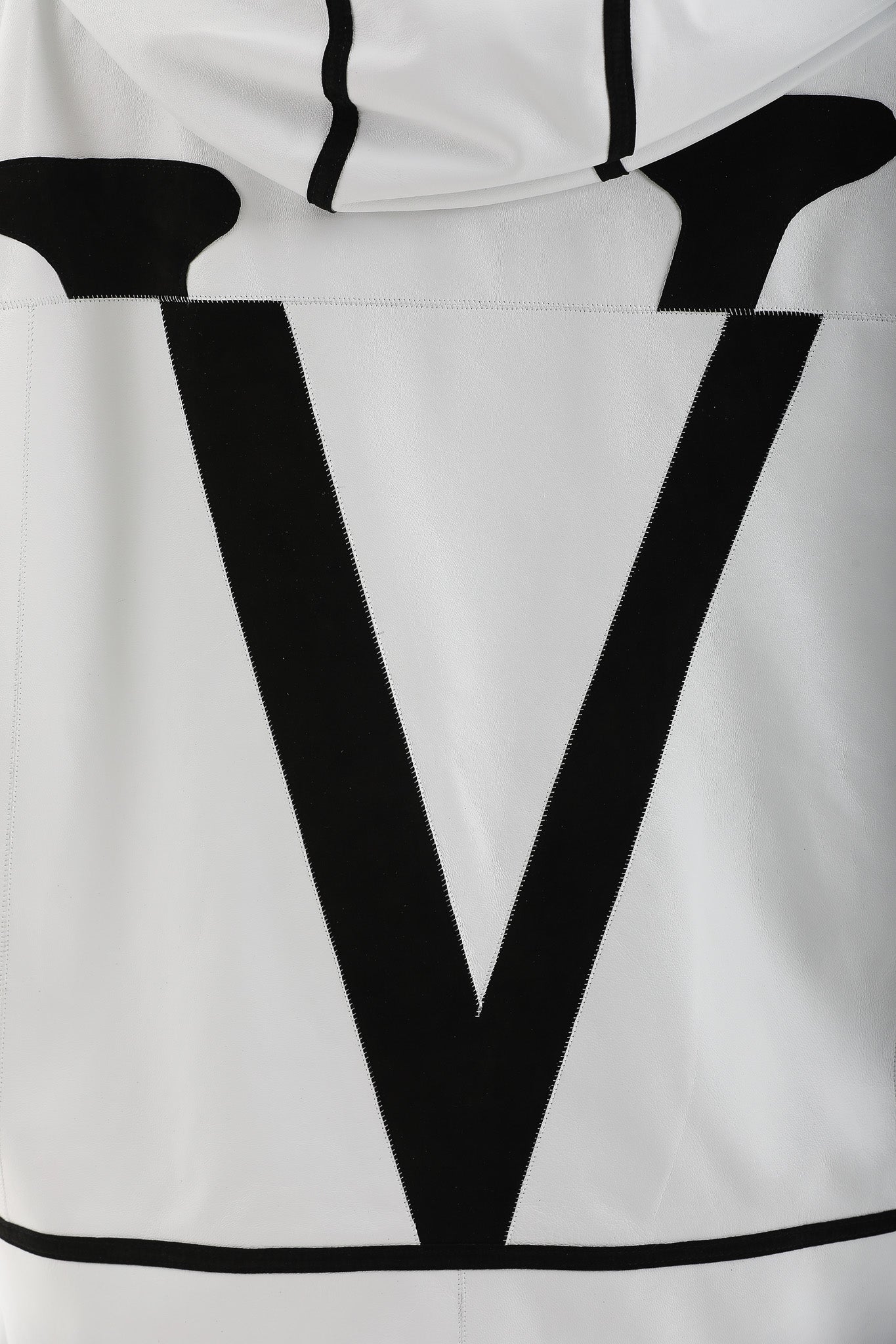 The Vega White Reversible Leather Jacket For Sale
